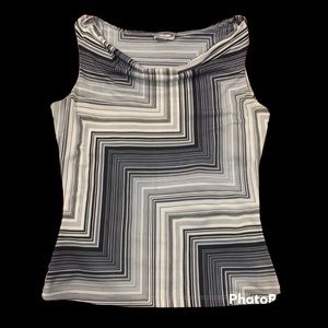 Vintage cowl neck tank